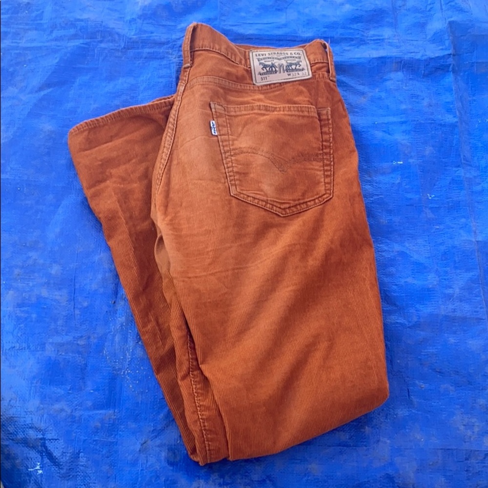 Levis Orange corduroy pants